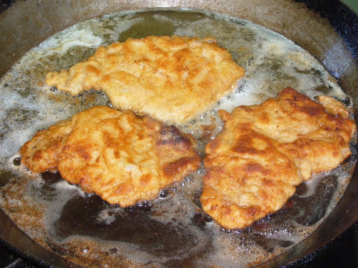 Schnitzel - fried in clarified butter